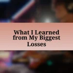 What I Learned from My Biggest Losses