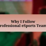 Why I Follow Professional eSports Teams